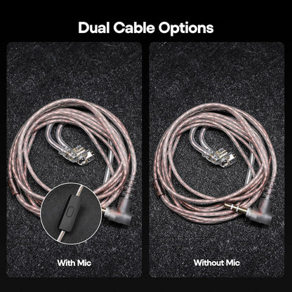 KZ ZSN Pro Dual Driver 1BA+1DD Hybrid Metal Hifi In-Ear Monitor